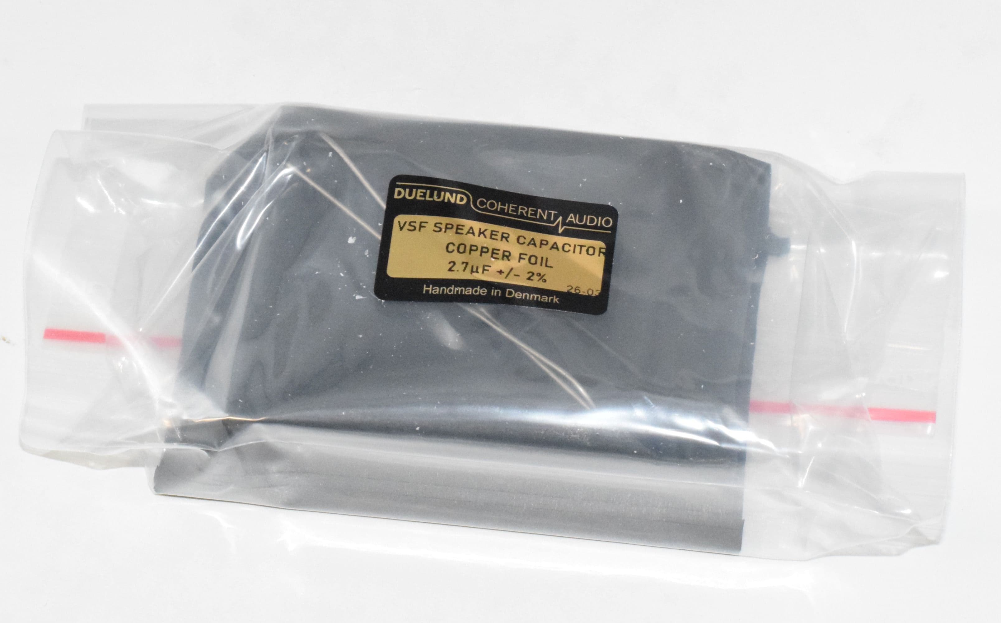 Duelund 2.7uf Black Series Copper VSF Speaker Capacitor