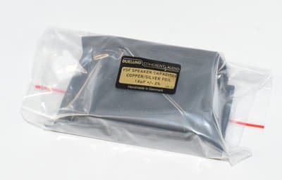 Duelund 1uf Black Series Copper / Silver Foil (Cu/Ag) VSF Speaker Capacitor