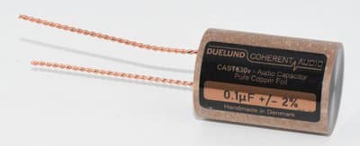 0.1uF CAST 630V Pure Copper Foil Audio Capacitor