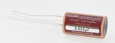 0.022uF Duelund JDM 600V Pure Silver Foil Audio Capacitor