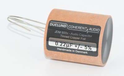 0.22uF Duelund JDM 600V Tinned Copper Foil Audio Capacitor