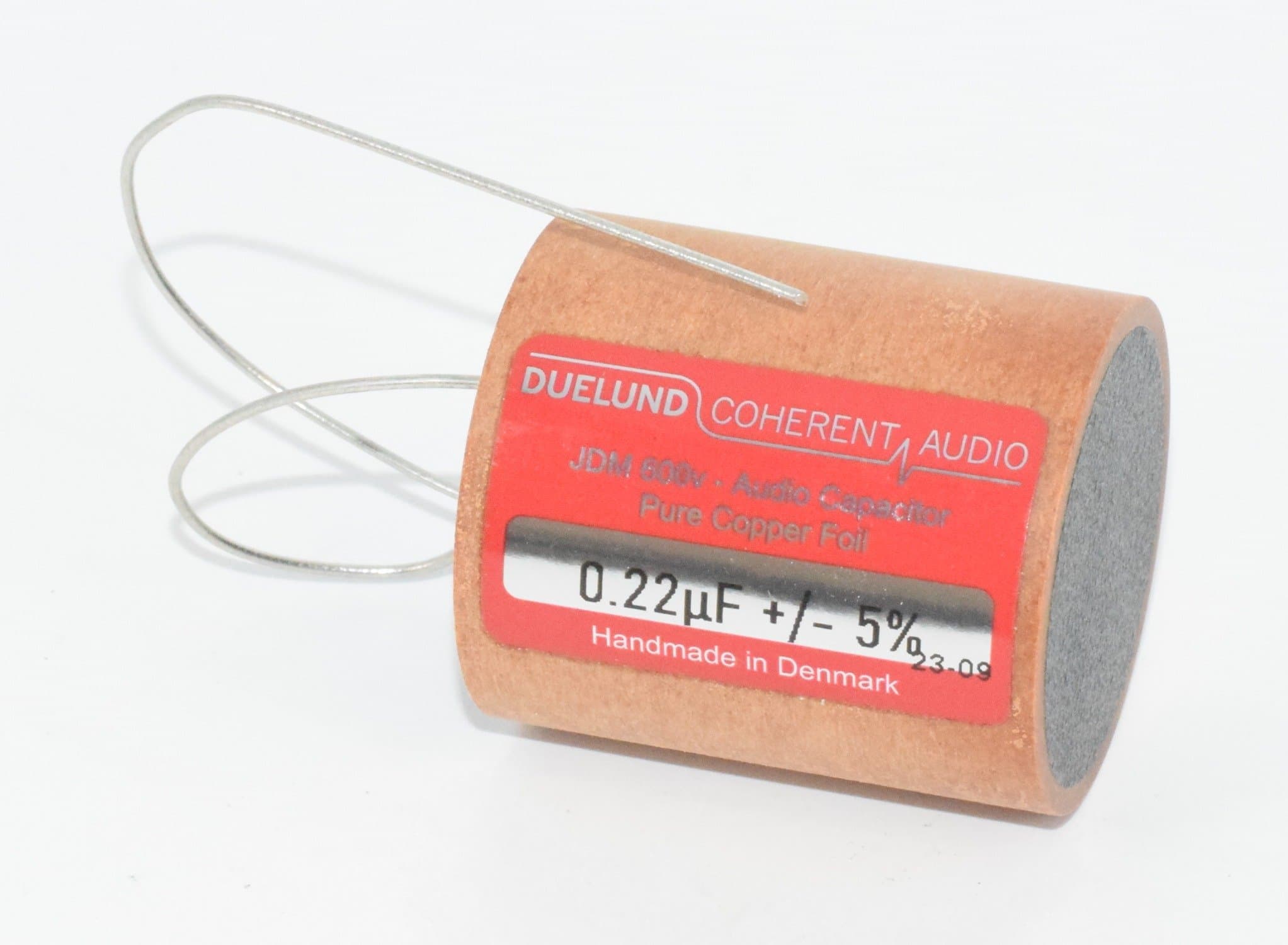 0.22uF Duelund JDM 600V Pure Copper Foil Audio Capacitor