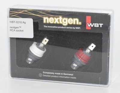 WBT nextgen RCA Socket WBT-0210 Silver (Ag) Stereo Pair
