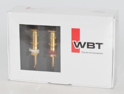 WBT Classic Pole Terminal WBT-0730.01 Gold Finish 2x Pair (4) Speaker Terminals