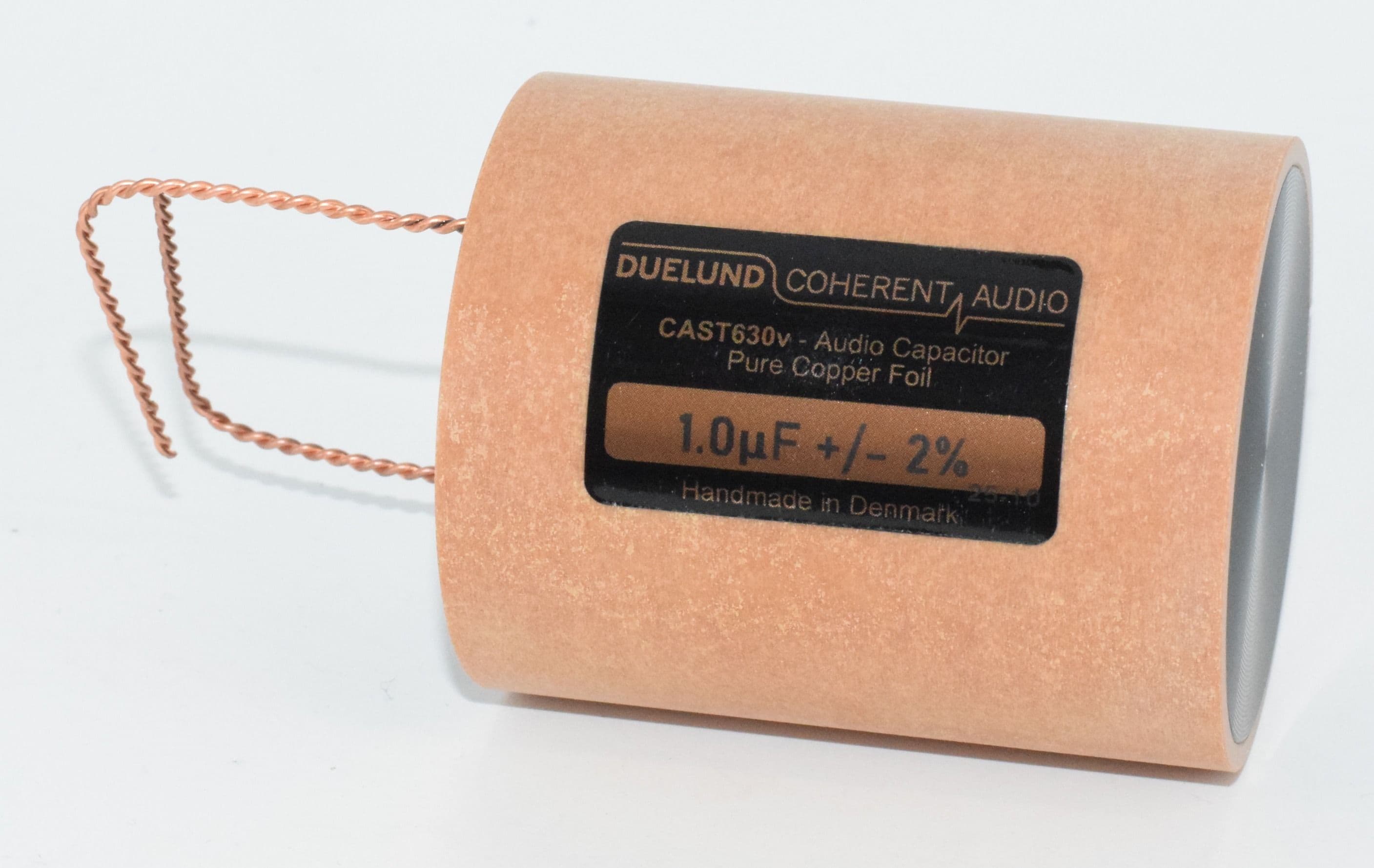 1uF Duelund CAST Pure Copper Foil Audio Capacitor